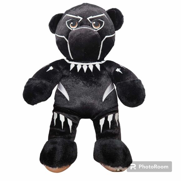 Build A Bear Black Panther Marvel Avengers Plush Stuffed Animal - Picture 1 of 9